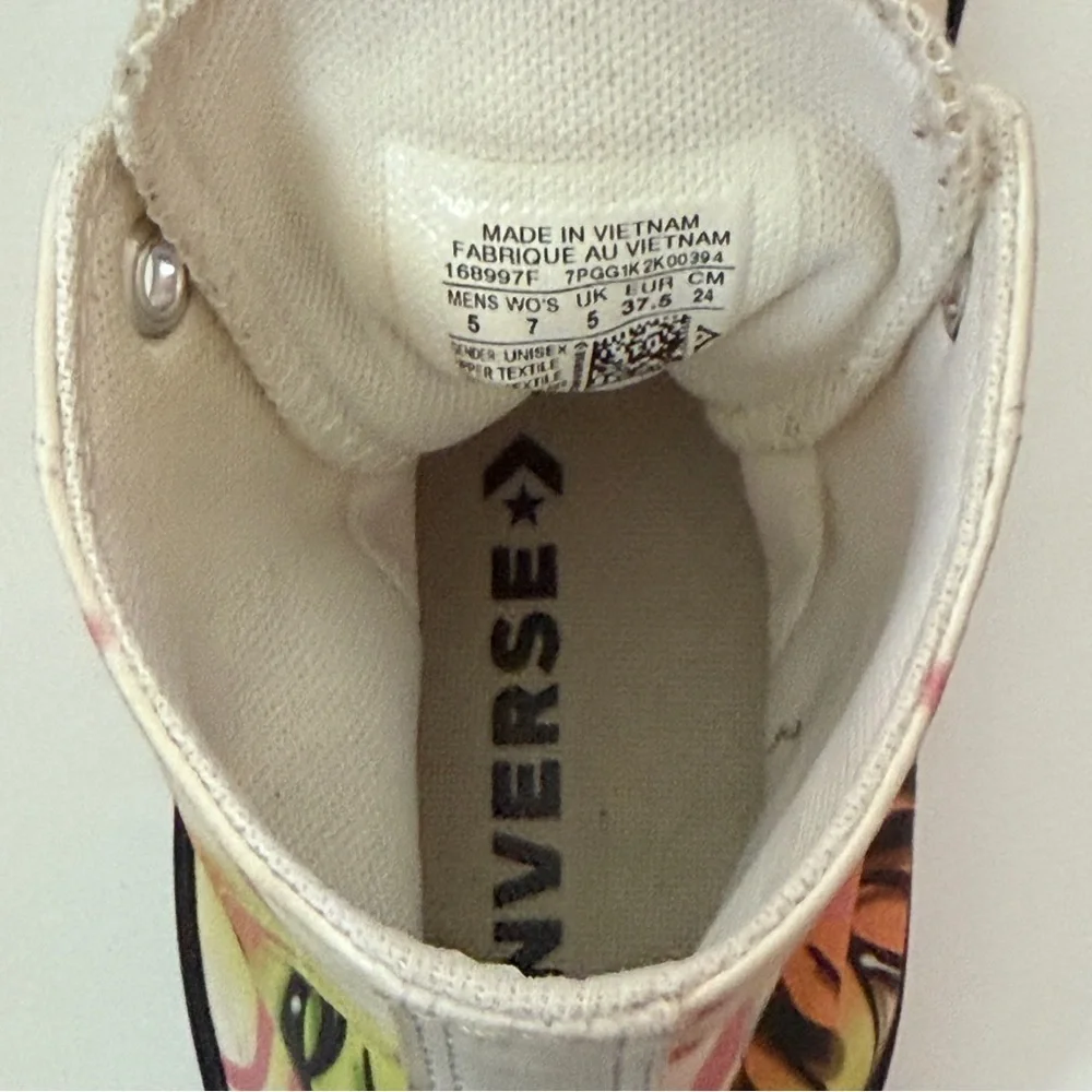 Chuck Taylor All Star Converse Airbrush Graffiti Size Women 7 | Men 5 - Picture 12 of 13